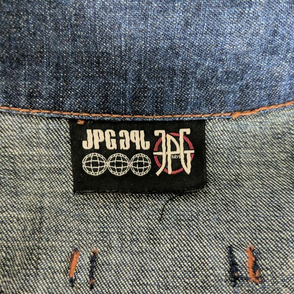 Vintage JPG Jean Paul Gaultier Jacket Medium Jean Patchwork - Picture 7 of 8